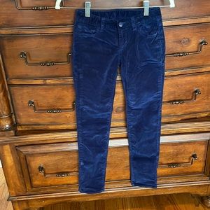 Gap kids girls navy corduroy stretchy pants. Size 10. EUC